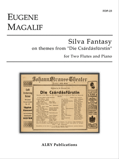 Silva Fantasy for Two Flutes and Piano