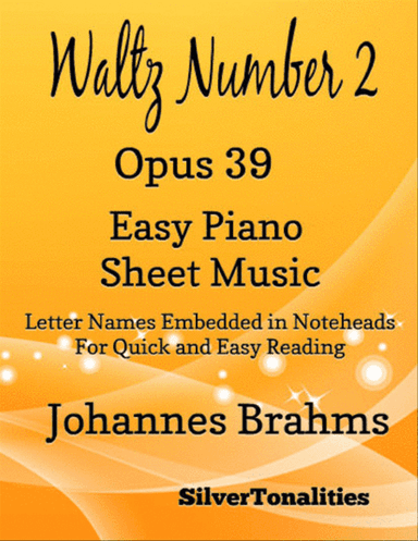 Waltz Number 2 Opus 39 Easy Piano Sheet Music