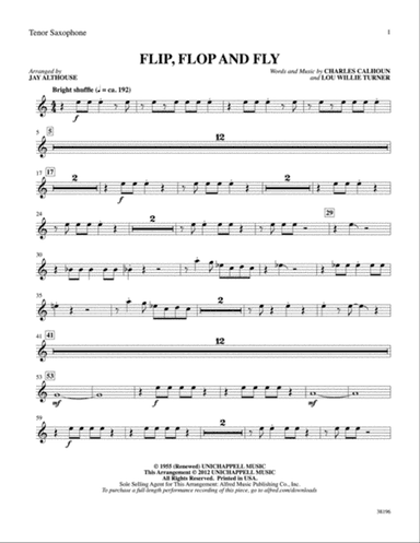 Flip, Flop and Fly: B-flat Tenor Saxophone