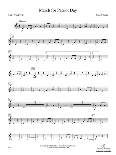 March for Patriot Day: Baritone T.C.