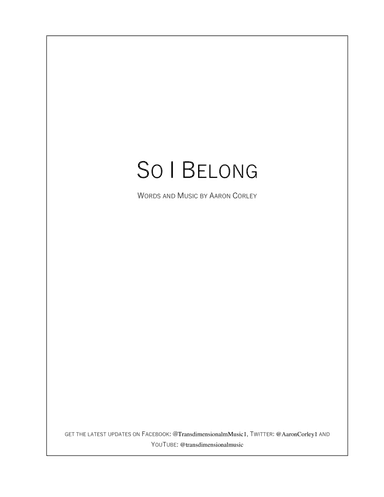 So I Belong