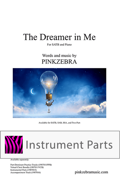 The Dreamer in Me Instrumental Parts Flute, Glock, Guitar, Bass, Percussion