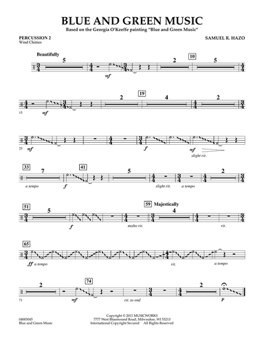 Blue And Green Music - Percussion 2
