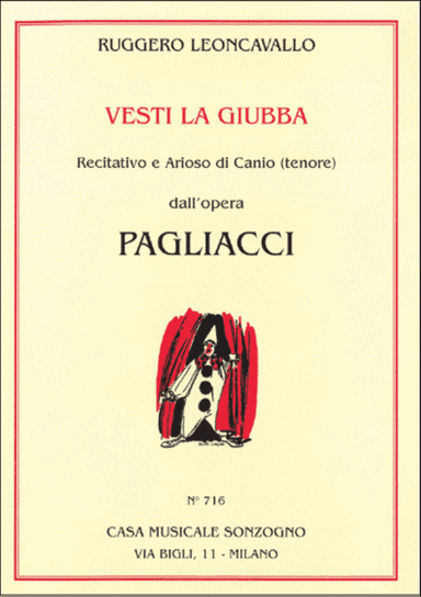 Pagliacci Vesti La Giubba (T)