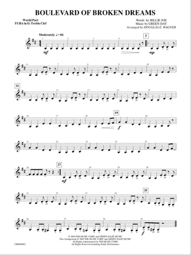 Boulevard of Broken Dreams: WP E-flat Tuba T.C.