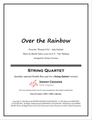 Over The Rainbow (from The Wizard Of Oz)