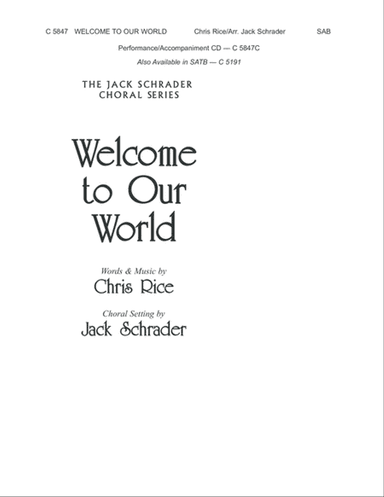 Welcome to Our World
