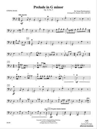 Prelude in G Minor: String Bass