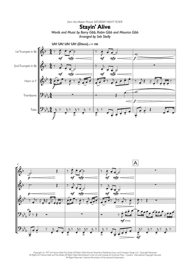 Stayin' Alive from the Motion Picture SATURDAY NIGHT FEVER