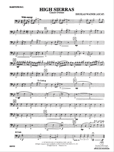 High Sierras: Baritone B.C.