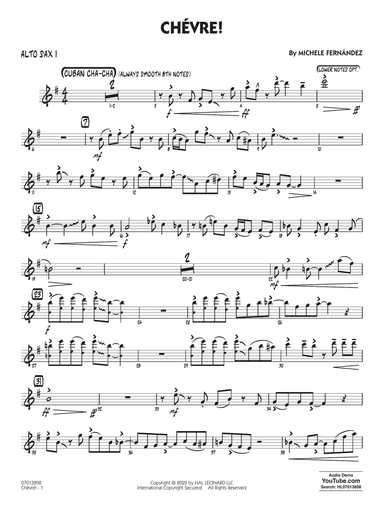 Chévre! - Alto Sax 1