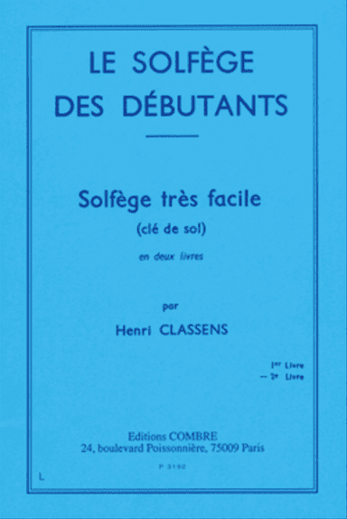 Solfege des debutants - cle de sol - Volume 2