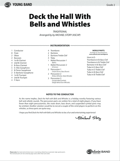 Deck the Hall with Bells and Whistles: Score