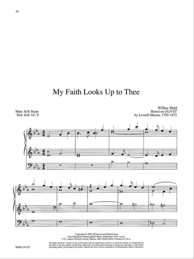 My Faith Looks Up to Thee (Downloadable)