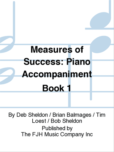 Measures of Success Piano Accompaniment Book 1