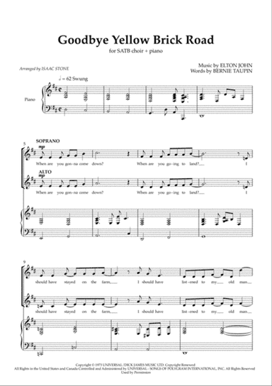 Goodbye Yellow Brick Road