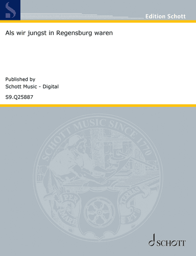 Als wir jüngst in Regensburg waren