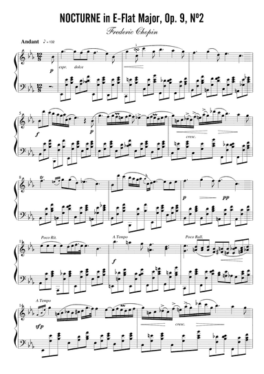 Nocturne In E-Flat Major, Op. 9, No. 2