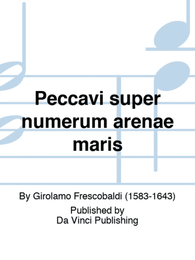 Peccavi super numerum arenae maris