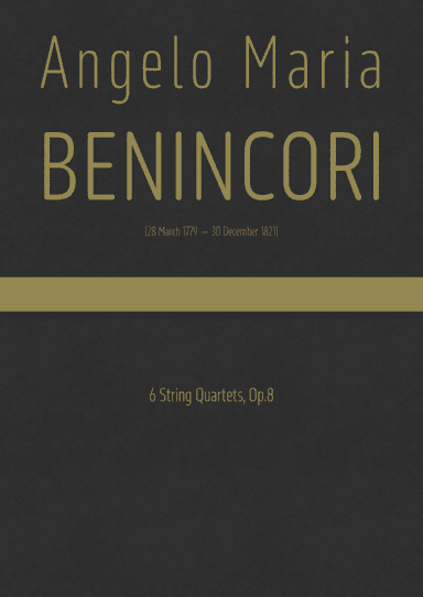 Benincori - 6 String Quartets, Op.8