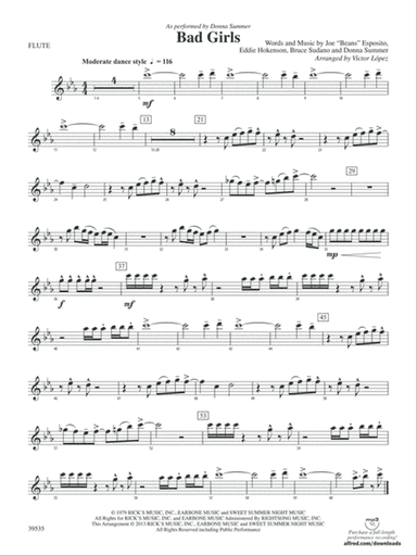 Bad Girls: Flute