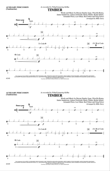Timber: Auxiliary Percussion