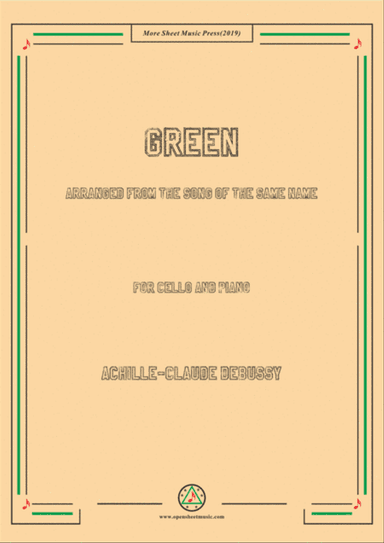 Debussy-Green, for Cello and Piano