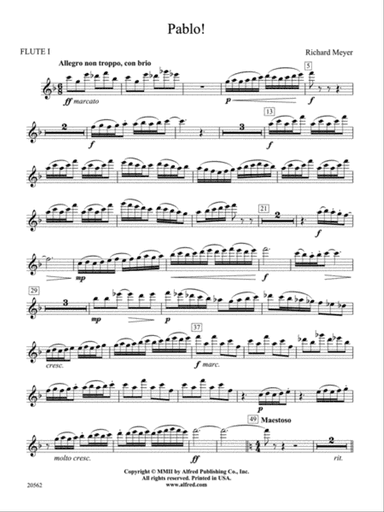 Pablo!: Flute