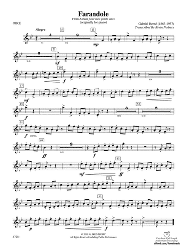 Farandole: Oboe