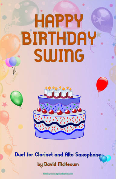Happy Birthday Swing, for Clarinet and Alto Saxophone Duet
