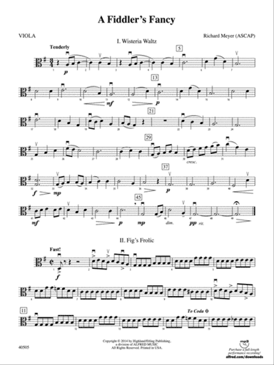 A Fiddler's Fancy: Viola