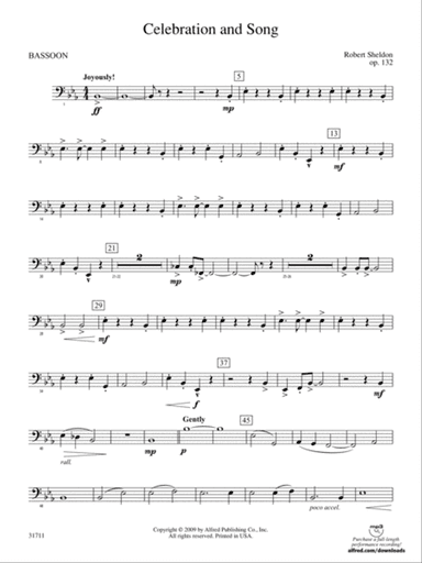 Celebration and Song: Bassoon