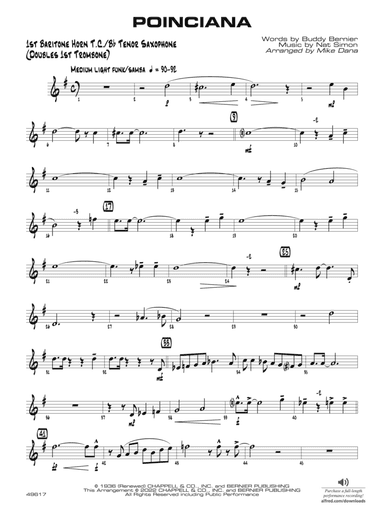 Poinciana: Baritone T.C.