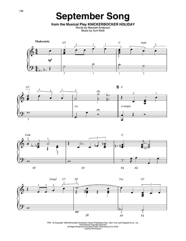 September Song