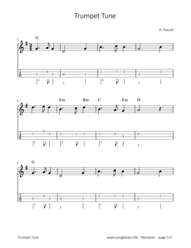 Trumpet Tune - H. Purcell