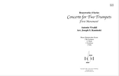 Concerto for Two Trumpets, Mvt 1