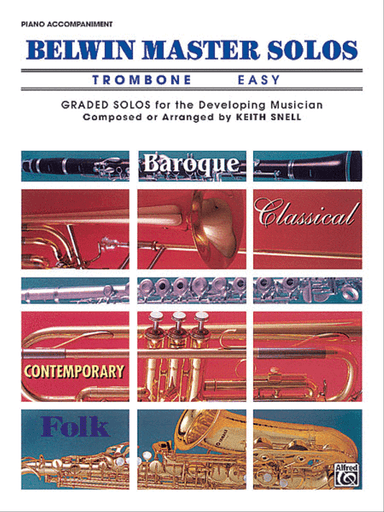 Belwin Master Solos (Trombone), Volume 1