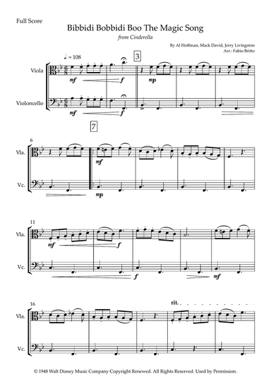 Bibbidi-bobbidi-boo (the Magic Song)