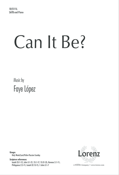 Can it Be?