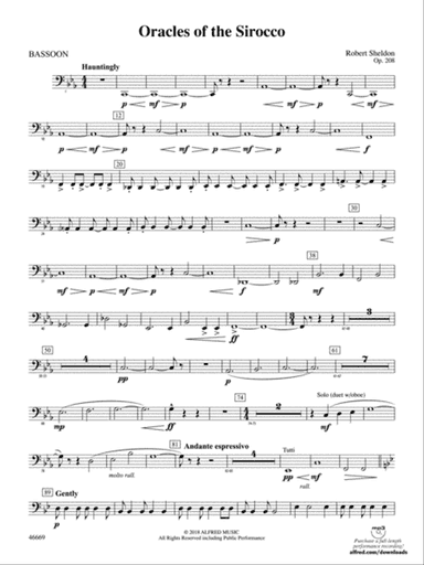 Oracles of the Sirocco: Bassoon