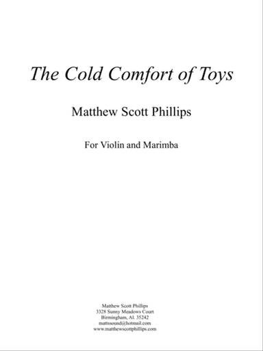 The Cold Comfort of Toys