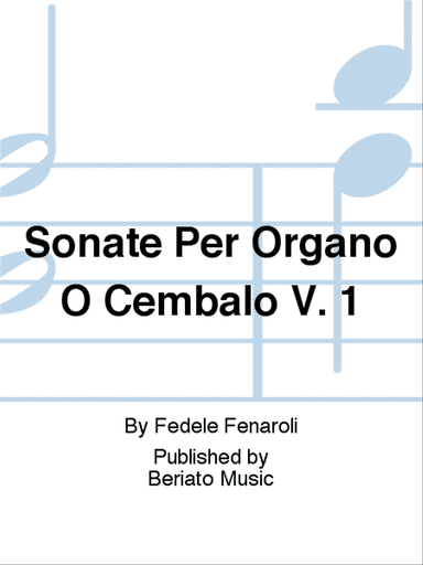 Sonate Per Organo O Cembalo V. 1