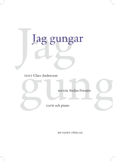 Jag gungar
