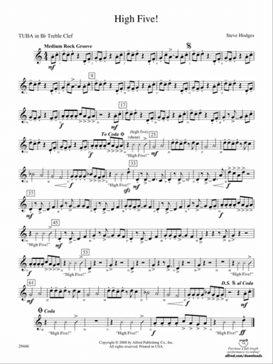 High Five!: (wp) B-flat Tuba T.C.