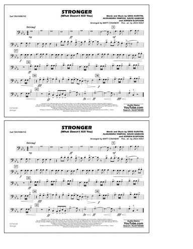 Stronger (What Doesn't Kill You) (arr. Matt Conaway) - 2nd Trombone