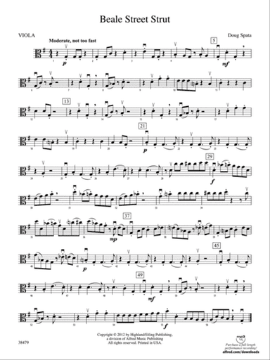 Beale Street Strut: Viola