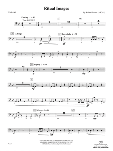 Ritual Images: Timpani