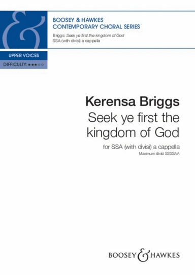 Seek Ye First The Kingdom Of God
