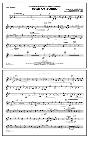Mask of Zorro (arr. Jay Bocook) - 2nd Bb Trumpet