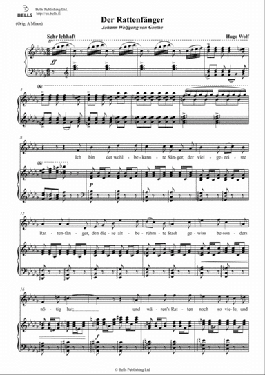 Der Rattenfanger (B-flat minor)